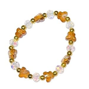 NEW STRETCH CRYSTAL Glass Bead Bracelet
